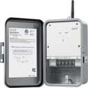 DEWENWILS 800 Series Z-Wave Long Range Timer, Heavy Duty 3HP, 240VAC, 40-Amp Metal Box Smart Switch for Pools, Pumps, Lights, AC Units, Electric Water Heaters, Z-Wave Hub Required, ETL Listed (Gray)