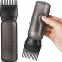 Insime Hair Oil Applicator Bottle With Comb Root For Scalp | Dispenser Empty Oiling & Dye Application Tool