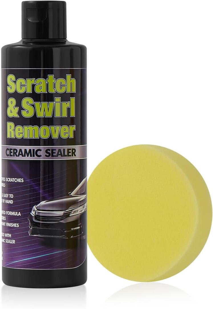 Upgraded Car Scratch Remover Kit, Scratch Remover for Vehicles  Cars, Car Paint Scratch Repair, Polishing  Rubbing Compound Paint Restorer with Applicator Pad, add Gloss  Shine 9.2OZ