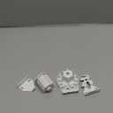 Roller Shade Installation Brackets for 1-1/2"(38mm) Tube, Compatible with ROLLEASE R3/R8 Clutch Systems (RB360) - White