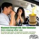 xcivi Car Odor Eliminator, 3 Set Chlorine Dioxide Tablets Deodorizing for Cars, Smoke Smell Remover For Car, Automotive Air Freshener, Car Bomb Odor Eliminator