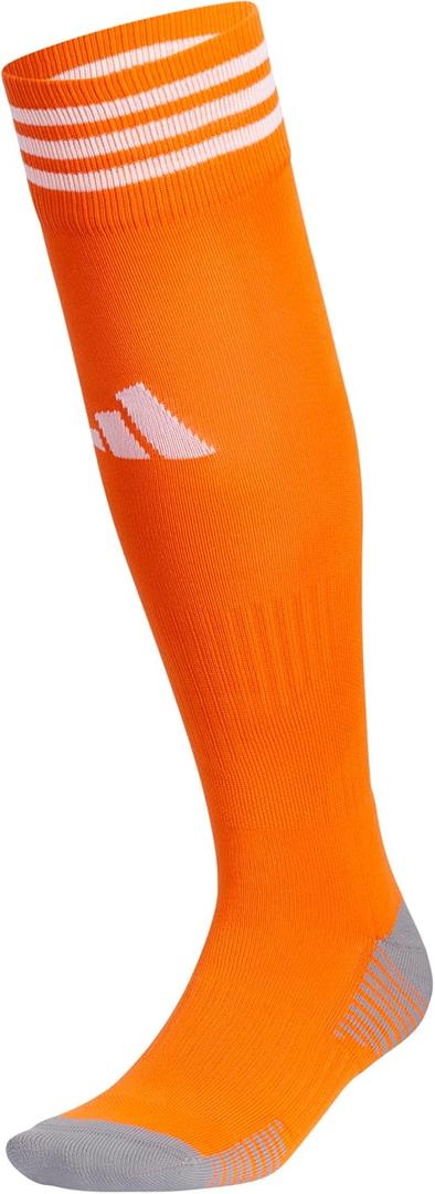 adidas Unisex Copa Zone Soccer Socks for Men and Women, Over The Calf (Large, Team Orange/White)