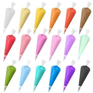 18 Colors Decoden Cream Kit Fake Whipped Cream Glue Clay 100ml Rainbow Cream DIY Making Art Craft Kit for Handmade Phone Case Jewelry Accessories,with Plastic Decorating Mouth