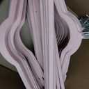 HOUSE DAY Premium Velvet Hangers 50 Pack Pink, Non-Slip Flocked Felt Hangers, Sturdy Clothes Hanger Heavy Duty Coat Hanger, Durable Slim for Closet Space Saving