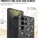 Newseego for Samsung Galaxy S25 Ultra 5G Case, Luxury Bling Rhombus Pattern Plating Case for Women Girls Men Anti-Scratch Soft TPU Frame Hard PC Back Bumper Cover for Samsung Galaxy S25 Ultra-Black