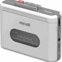 Maxell Wireless Cassette Player - 11 Hours Bluetooth Playtime, Optional Headphone Jack, USB-C Fast Charge - 197312