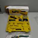 YUZES Hydraulic Crimping Tool and Cable Cutter, 12 AWG to 00 (2/0), 10 Tons Battery Cable Crimper Tool with 9 Crimping Dies, Crimping Tool for Cable Lug, Wire Terminal Lug