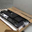 Rolanstar Corner Desk,44.5" W x 34.5" H Small Computer Desk with Power Outlets, Gaming Desk with LED Lights, Triangle Corner Table with Keyboard Tray & Monitor Stand for Small Space, Black