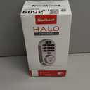 Kwikset Halo Wi-Fi Smart Lock, Keyless Entry Door Deadbolt, Geofence Auto-Unlock, Grade AAA Certified, No Hub Required Easy Install, Satin Nickel, Backlit Keypad