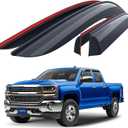 Goodyear Shatterproof Window Deflectors for Chevrolet (Chevy) Silverado/GMC Sierra 2014-2018 Double Cab, Vent Visor,Truck Accessories,Tape-on Rain Guards, Window Visors,Vent Deflector, 4pcs - GY003281