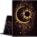 for Samsung Galaxy Tab A9 Plus Case with Adjustable Stand & Auto Wake/Sleep Feature Smart Protect Cover Case for Samsung Galaxy Tab A9 Plus 11 inch 2023 - Sun and Moon