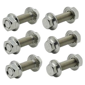 Stainless Steel Flange Screws, Flange Bolts, Exhaust Manifold Hardware Kit (Bolts&Nuts) M10X1.5-35mm (6-Pack)