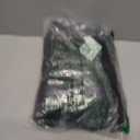 AUSELILY Maxi Dresses for Women Ankle Length Floral Print Beach Long Flowy Dress with Pockets (01-black) XL