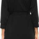 SWOMOG Women's Maternity Nursing Robe Pregnancy Breastfeeding Bathrobes 3 in 1 Labor Delivery Nightgowns