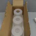 3 Pack White Frosted Glass Shade Covers, Cylinder Glass Lamp Shade Replacements for Light Fixtures, 1-5/8 Inch Fitter Globes Lampshades for Chandelier Wall Sconces Pendant Lights Bath Vanity Lights