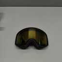 EXP VISION Ski/Snowboard Goggles for Men Women, OTG Snow Goggles Anti Fog UV Protection (Black Frame Yellow)