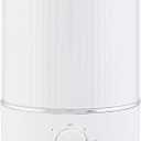 Homedics Ultrasonic Humidifier, Bedrooms and Home Offices, 0.97-Gallon Tank, 45-Hour Runtime, Visible Ultra-Quiet Cool Mist, Aromatherapy, Demineralization Cartridge, Night-Light, Auto-Off, White