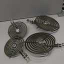 Upgraded WB30M1 WB30M2 Electric Stove Burners Replacement for GE Hotpoint Stove Element,Electric Range Burner Stove Coil for GE Stove Burner Replacement Parts,for GE Stove Top Element Burner (4 Pack)