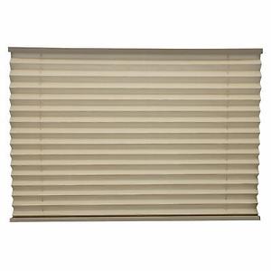 Pleated Shades Size 32x24 Color Cappuccino