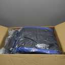 Odoland Rolling Ski Bag, Padded Snowboard Bags with Wheels for Air Travel, 900D Water Resistant Oxford Fabric and Extra 2 Dry Bag, Fits Skis Up to 170/190cm (Blue)