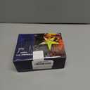 Christmas Tree Star Topper 11.8" PET Christmas Tree Topper Lighted with Remote Multicolour 20LED Lighted Treetop Decorate for Xmas Decorations Ornaments Holiday Party Indoor Decor