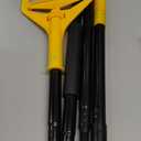 Commercial Mop Handle Heavy Duty,58" Industrial Mop Stick,Wet Mops Head Replacement Holder for Professional/Industrial Floor Cleaning, Yellow