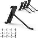 HUHOLE 32 Pack 4 Inch Gridwall Hooks for 3"x3" Wire Grid Panel  Black Heavy Duty Metal Display Hangers (30lb Capacity)  Retail Store Fixtures, Garage Organizer & Trade Show Supplies