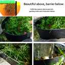 A ANLEOLIFE 100FT Flexible Plastic Landscape Edging Coil, 5" Black Garden Border for Yard, Flower Beds & Pathways, Anti-UV, 30 Stakes for Easy Install