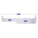 240337901 (MIDDLE) and 240338101 (BOTTOM) Door Shelf Bin Racks Compatible with Frigidaire or Kenmore Refrigerator