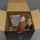 GLOBE Electric 1-Light Wall Sconce, Matte Brass, Ribbed Clear Glass Shade, E12 Candelabra, Dimmable, 65000103