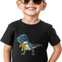 Pi Day Shirt Toddler Boys Girls Happy 3.14 Pie Day T-Shirts for Kids Funny Tops Graphic Math Tee Short Sleeve 2T-8Y (Dinosaur)