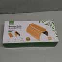 Sofa Arm Tray,Bamboo Folding Couch Arm Tray,Sofa Armrest Trays with Anti-Slip Pad for Drinks,Snacks,Phone,Remote ControlNatural (18.9*13)