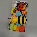 Infinno Baby Wrist Rattle Socks and Foot Finder Set, Perfect Baby Toys for 0-12 Months Newborn Boys and Girls As Shower Gifts, Garden Bug Series (Warm Color)