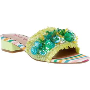 Betsey Johnson Women's Peyten Slide Sandal (Green)
