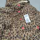 Amazon Essentials Toddler Girls' Long Heavyweight Hooded Puffer Jacket, Camel Cheetah Print, 2T