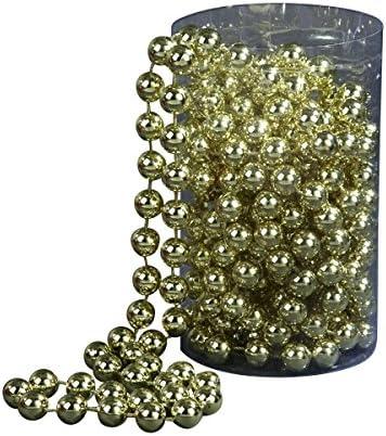 Kurt Adler 15 Feet x 12 MM Gold Bead Garland