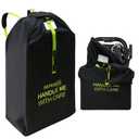 reperkid Large Stroller Bag for Airplane Travel, Black & Green, 47" H x 24" W x 15" D, Fits Most Large, Single, Double, Jogging Strollers  Premium Waterproof Cover, Adjustable Shoulder Straps