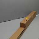 Ivilon Drapery Treatment Window Curtain Rod - Square Design 1 1/8 Rod. 72 to 144 Inch. Satin Nickel