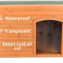 Trixie Vinyl Dog Door Flap, Fits 8.5 x 12-in Wooden Dog House Opening, Replacement Doggie Door Curtain Flap for Wooden Doghouses