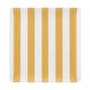 Yellow and White Striped Melamine Serving Tray – Rectangular Decorative Platter for Parties, Outdoor Dining, Breakfast in Bed, and Home Decor