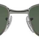 Ray-Ban RB3364 Metal Polarized Rectangular Sunglasses