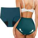 anthuth Period Underwear for Women High-Waist, Reusable Leakproof Panties with Heavy Absorbency for Heavy Flow & Bladder Leaks Large