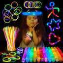 42Pcs LED Glow Sticks Pop Tubes Pack - Light up Party Favors for Kids 4-8 8-12, Toddlers Goodie Gift Bag Stuffer Fillers, Neon Party Decorations Toys Gifts for Halloween, Birthday, Dance