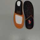 Running Athletic Shoe Insoles Men Women - Sport Insole - Shock Absorption Inserts - Walking Hiking Hockey Tennis Basketball - Orthotic Comfort Cushions Inserts Sneakers (S (Men 7-8.5/Women 8-9.5), Black)