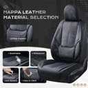 Coverado Seat Covers, Car Seat Covers Full Set, Leather Seat Covers for Cars, Car Seat Protector, Black Car Seat Covers Front Seats and Back Seats Universal Fit for Most Cars Camo