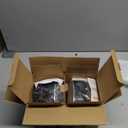 GiveBest Plug in Wall Space Heater with Remote, 800W Small Wall Outlet Heater with Adjustable Thermostat and 12H Timer, LED Display for RV Home Office Bathroom Indoor Use, 2 Pack (Silver)