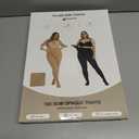 2 x Plus Size Tights for Women 80D Soft Solid Color Opaque Pantyhose High Waist Control Top Stockings 2 Pairs (XXXL)