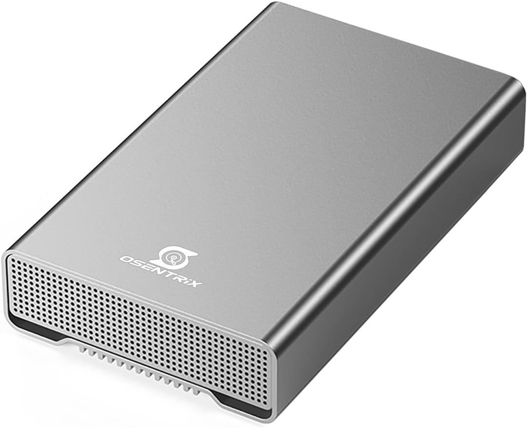 GX100 10TB USB 3.2 Gen 2 USB-C External Hard Drive with USB Hub for Windows or MacOS Desktop PC/Laptop