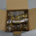 N9R 60PCS Gold Plastic Silverware - Gold Plastic Cutlery Set Disposable Flatware Dinnerware -30 Forks, 15 Spoons, 15 Knives for Party, Thanksgiving, Christmas