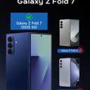 for Samsung Galaxy Z Fold 7 Case Magnetic, Z Fold 7 Case [Compatible with MagSafe], Transparent Ultra-Slim Fit Shockproof Anti Yellowing Phone Cover for Samsung ZFold7, Clear